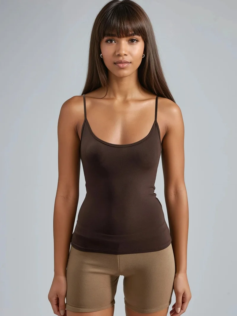 بوسيم BUSEM Fitted Polyamide Tank Top